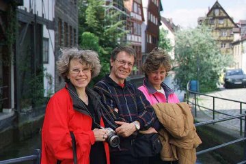 [With Gebhard, Hildegard and Cristina in Ulm, Germany]