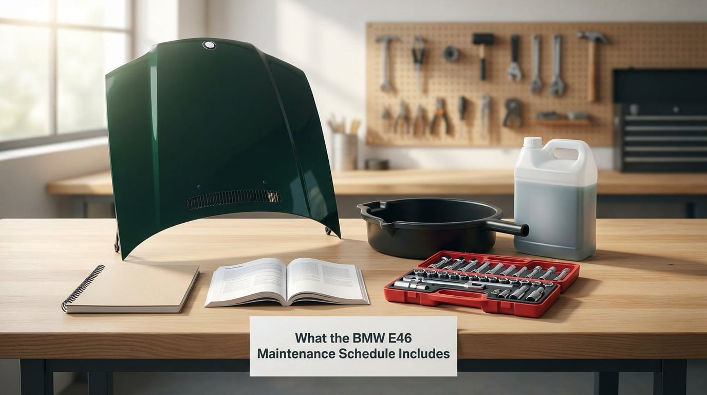 What the BMW E46 Maintenance Schedule Includes