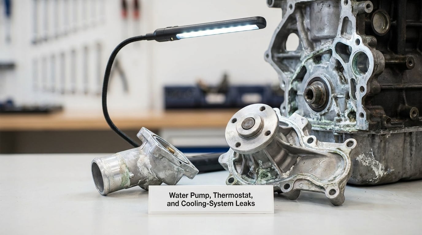 Water Pump, Thermostat, and Cooling-System Leaks