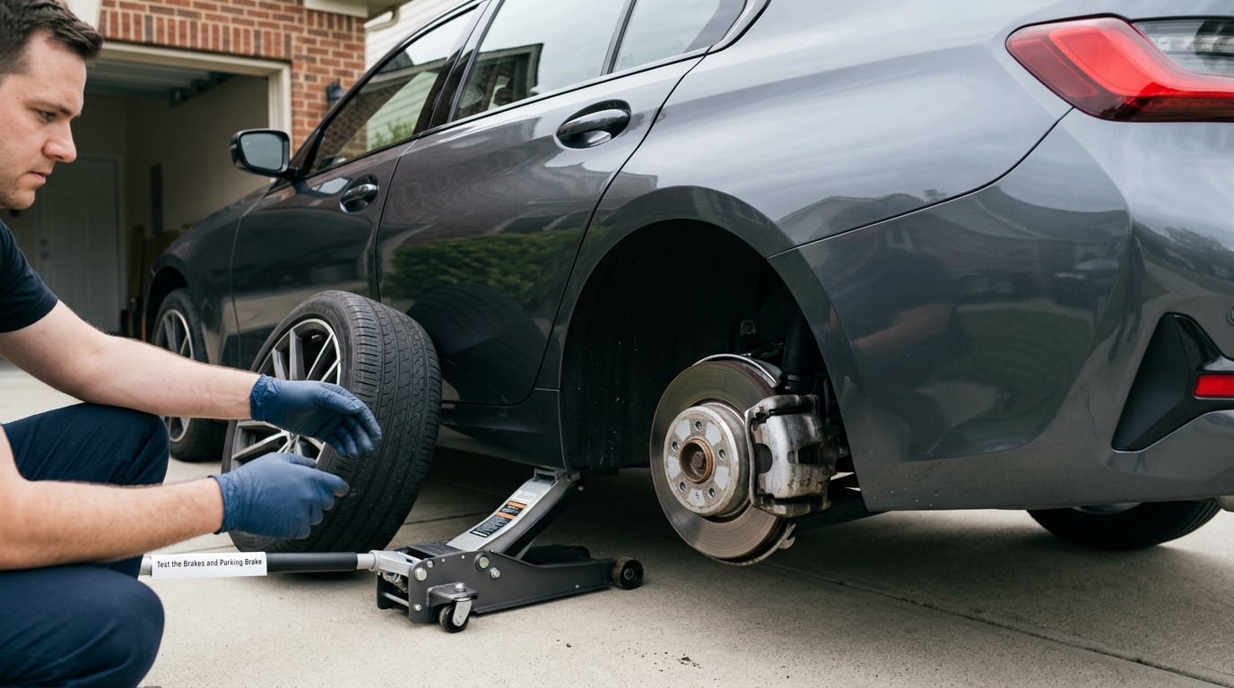 Test the Brakes and Parking Brake