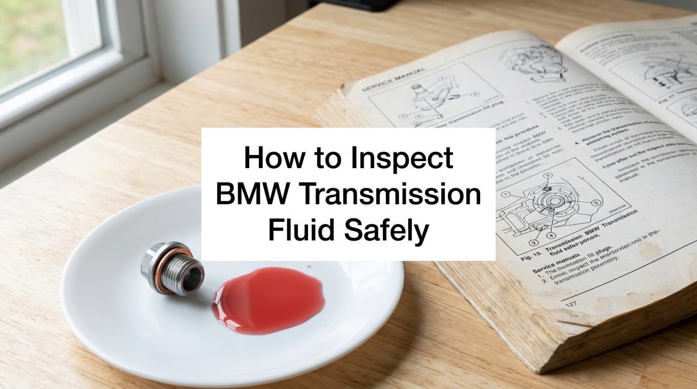How to Inspect BMW Transmission Fluid Safely