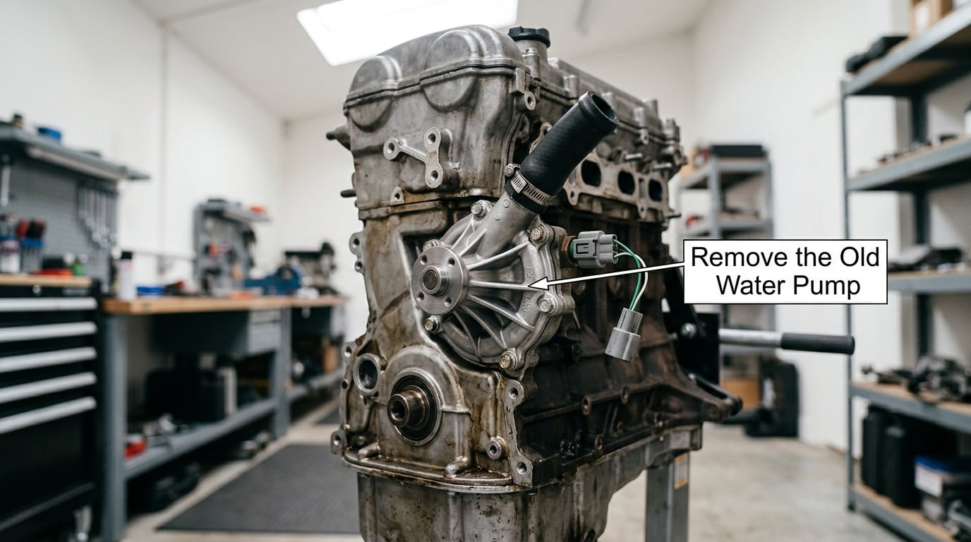 Remove the Old Water Pump