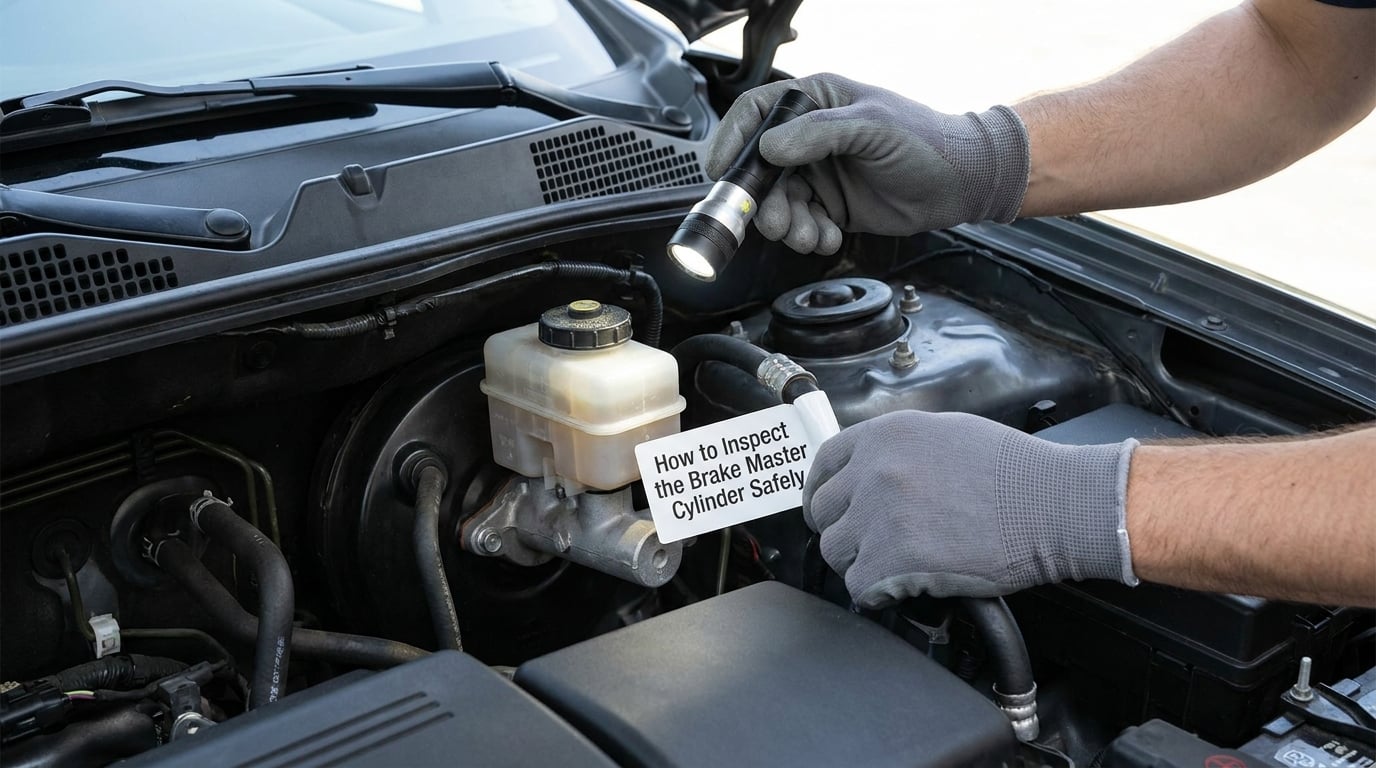 How to Inspect the Brake Master Cylinder Safely