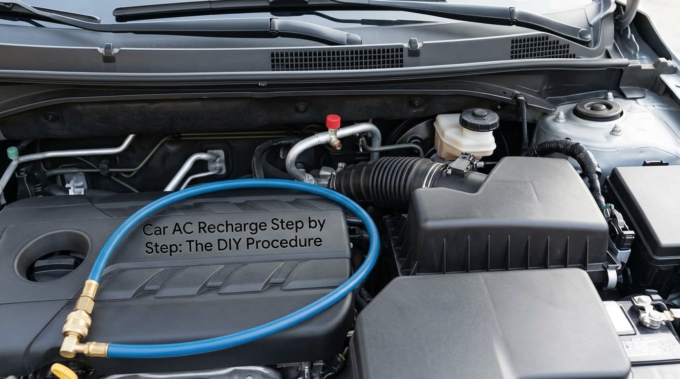 Car AC Recharge Step by Step: The DIY Procedure