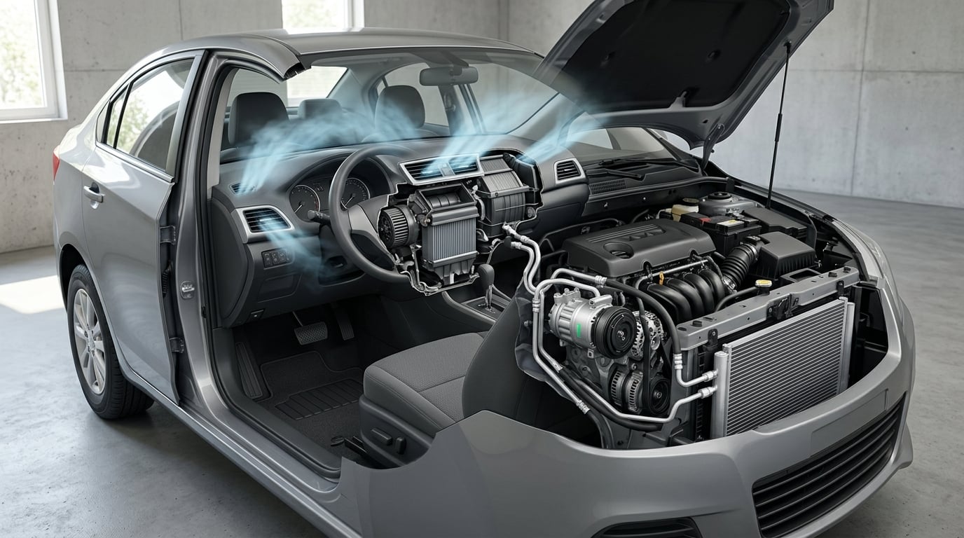 how does car air conditioning work