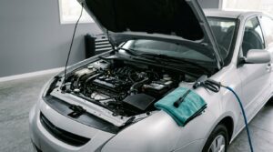 is it safe to pressure wash an engine