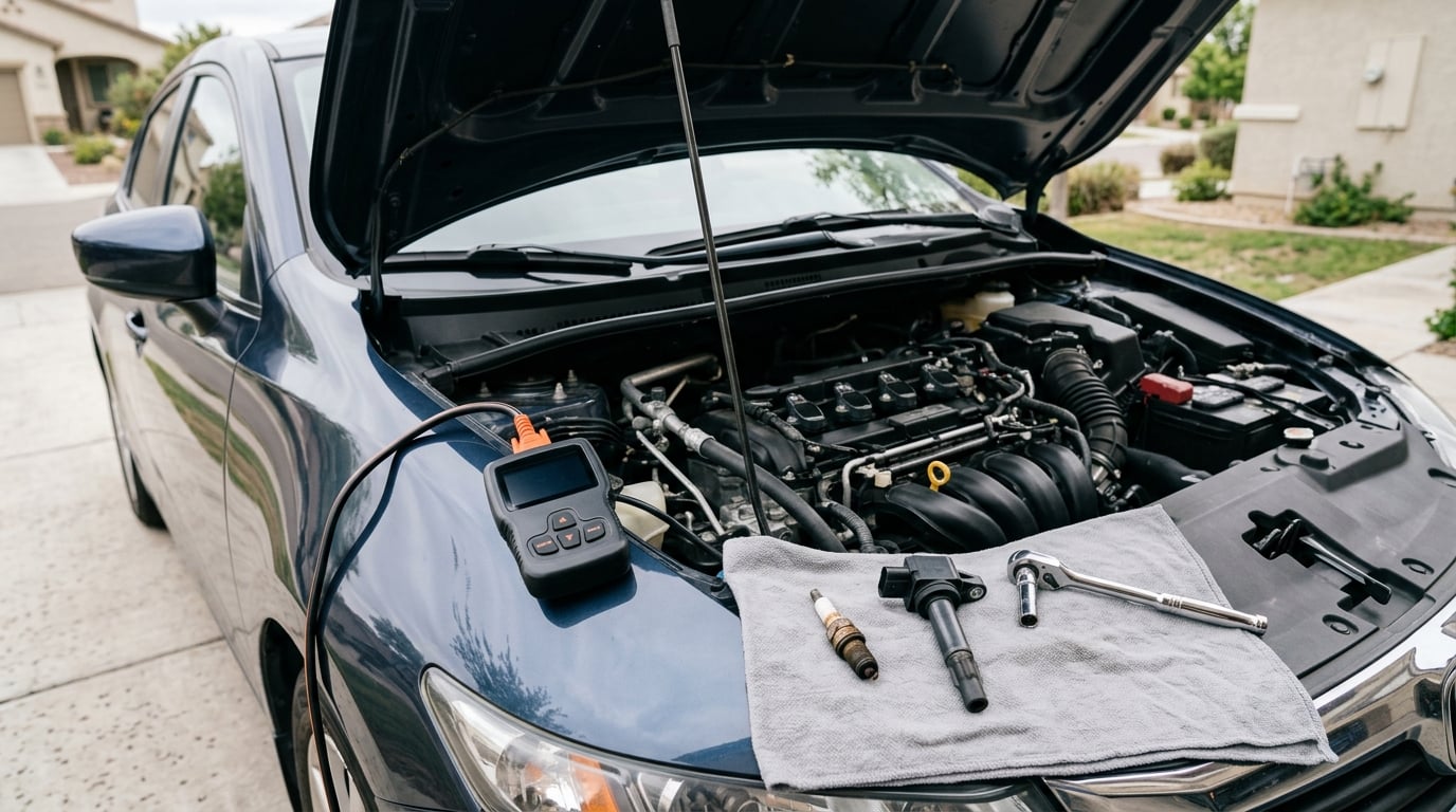 how to fix a car that misfires