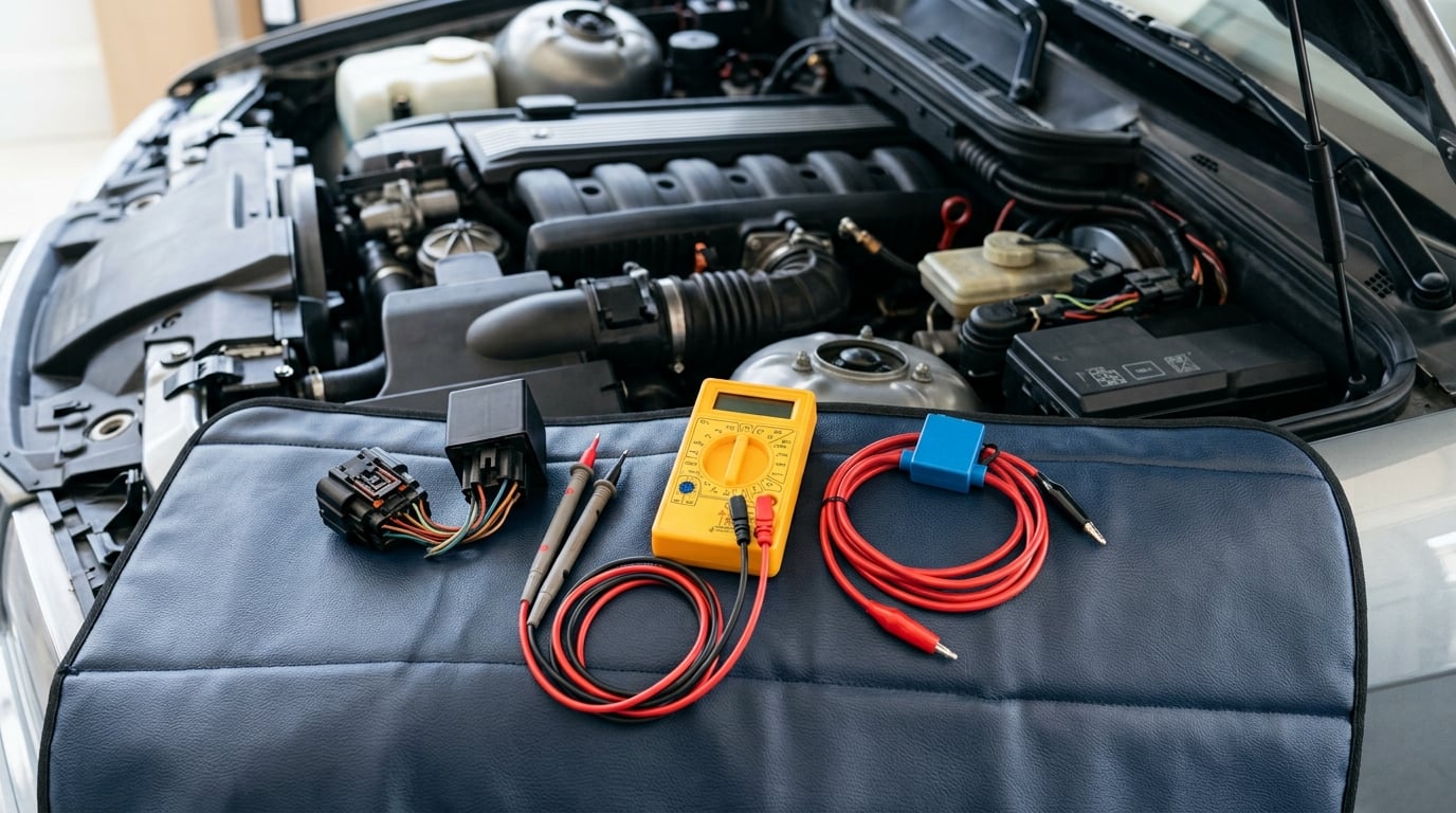 how to bypass an electric fan for testing