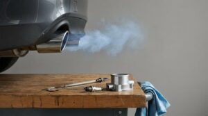 what causes blue smoke from the exhaust