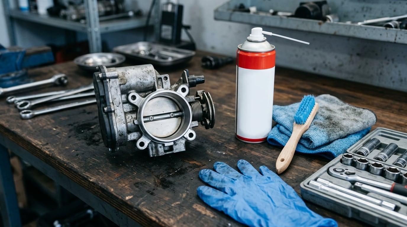 how to clean a throttle body