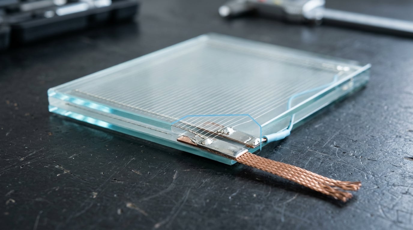 how does a heated windshield work