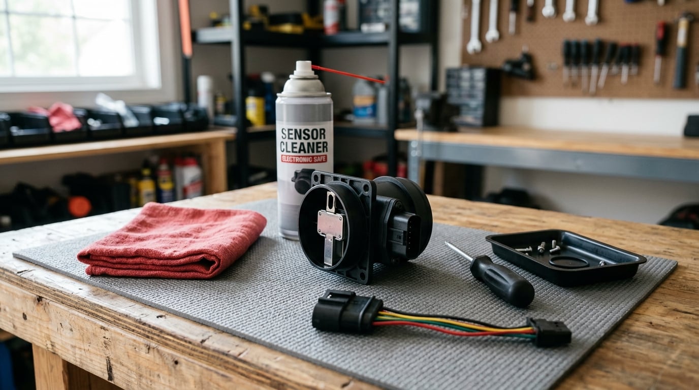 how to clean mass air flow sensor