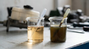 how to tell if brake fluid is contaminated