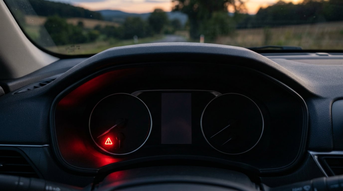 how long can you drive with the battery light on