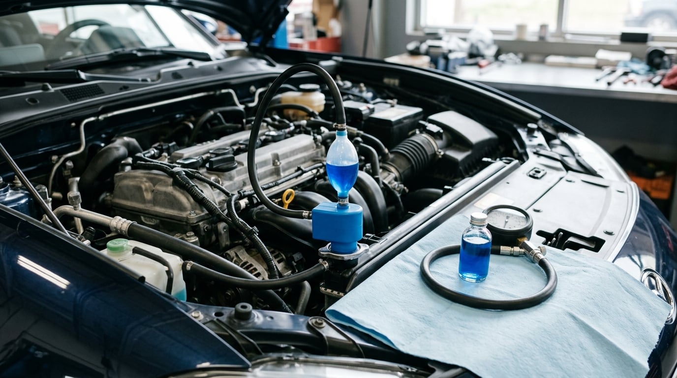 how to tell if a head gasket is blown