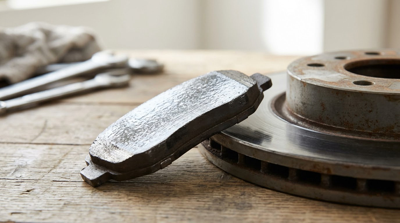 what is brake pad glazing