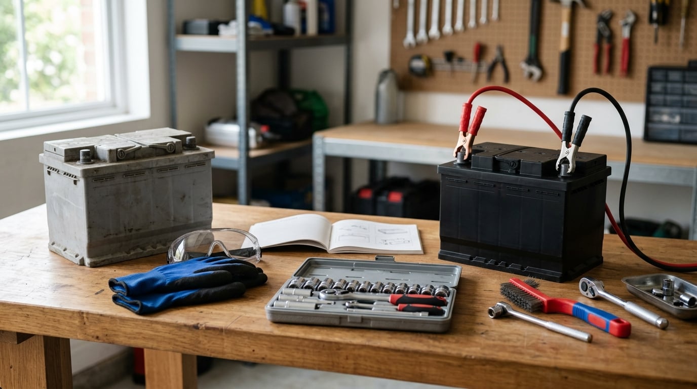 how to replace a car battery safely
