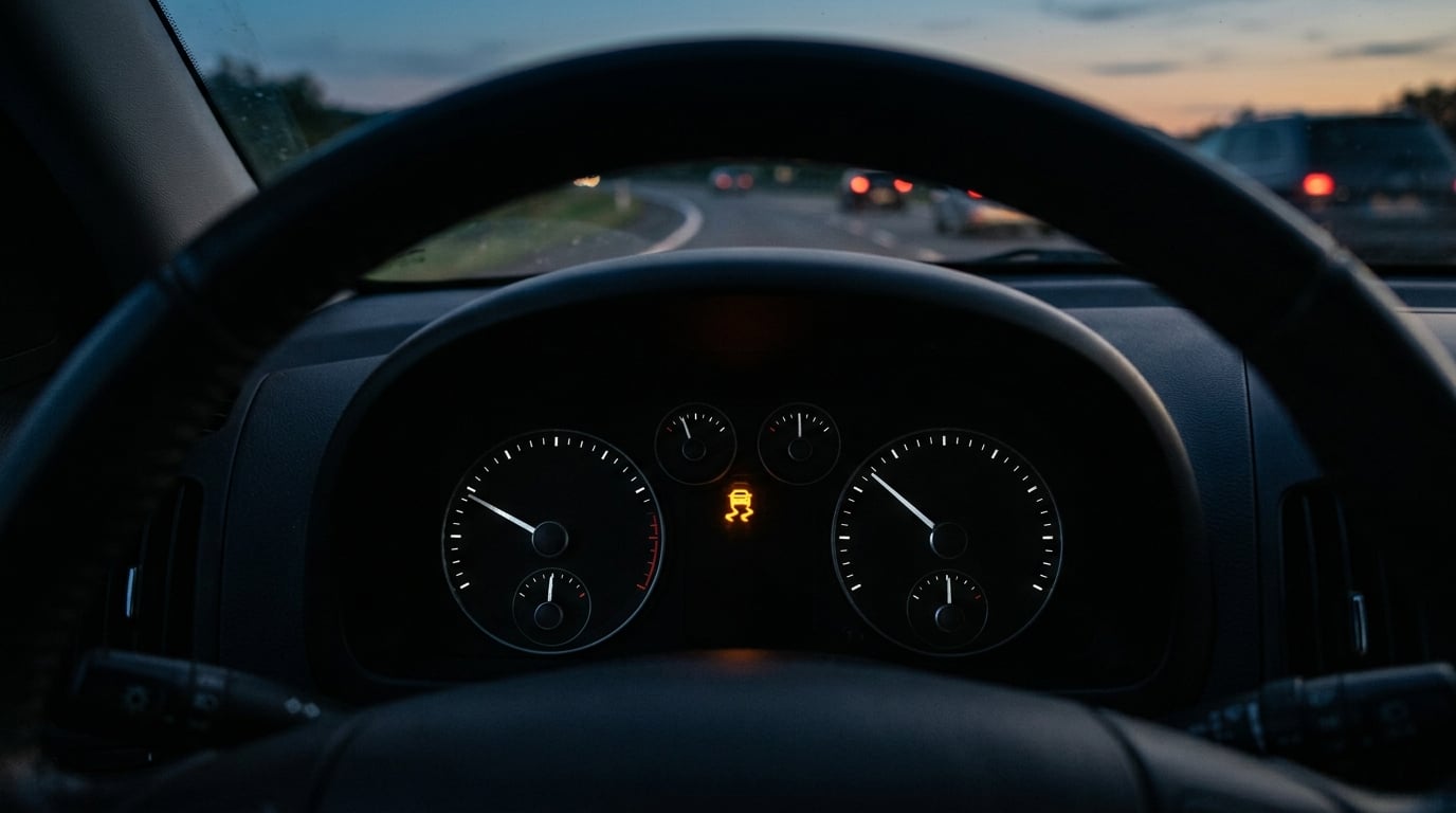 what does a traction control light mean