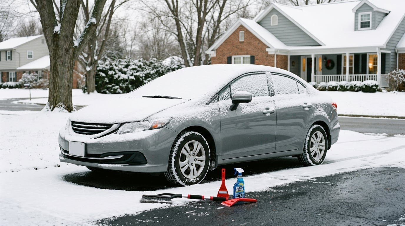 how to remove snow from a car the right way