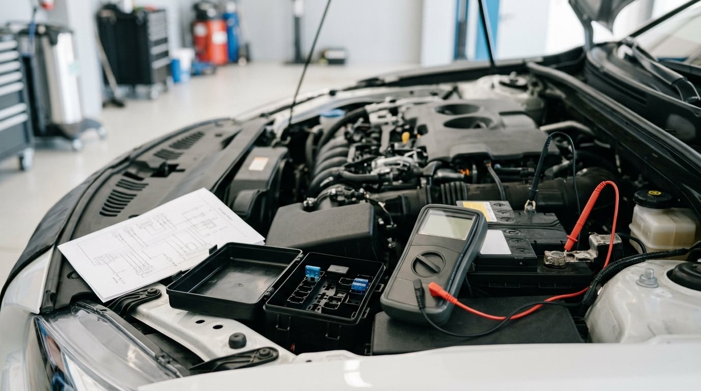 how to diagnose a parasitic battery drain