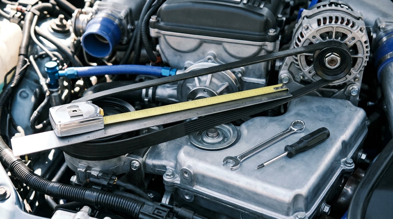 how to check belt tension