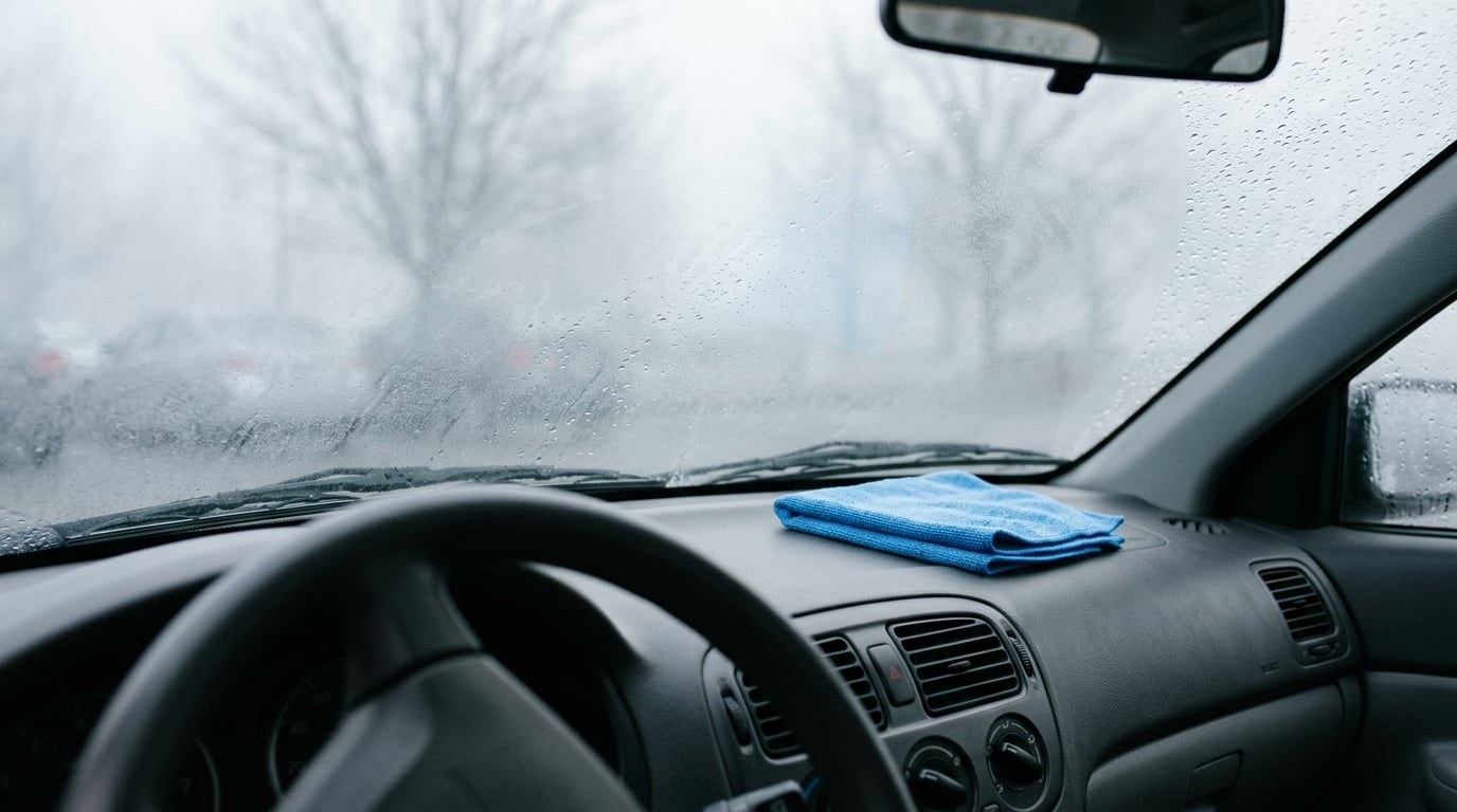 how to fix foggy windows inside the car
