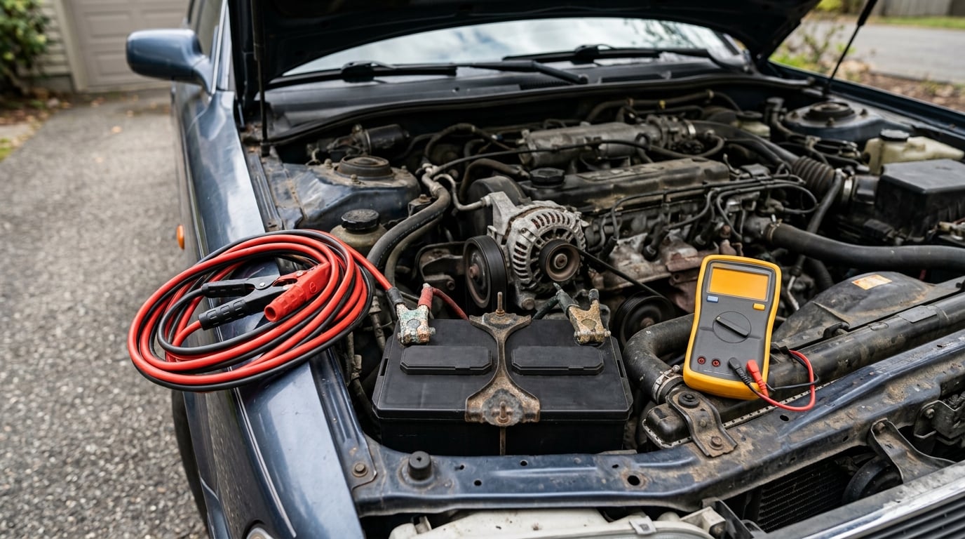how to tell if it is the battery or the alternator