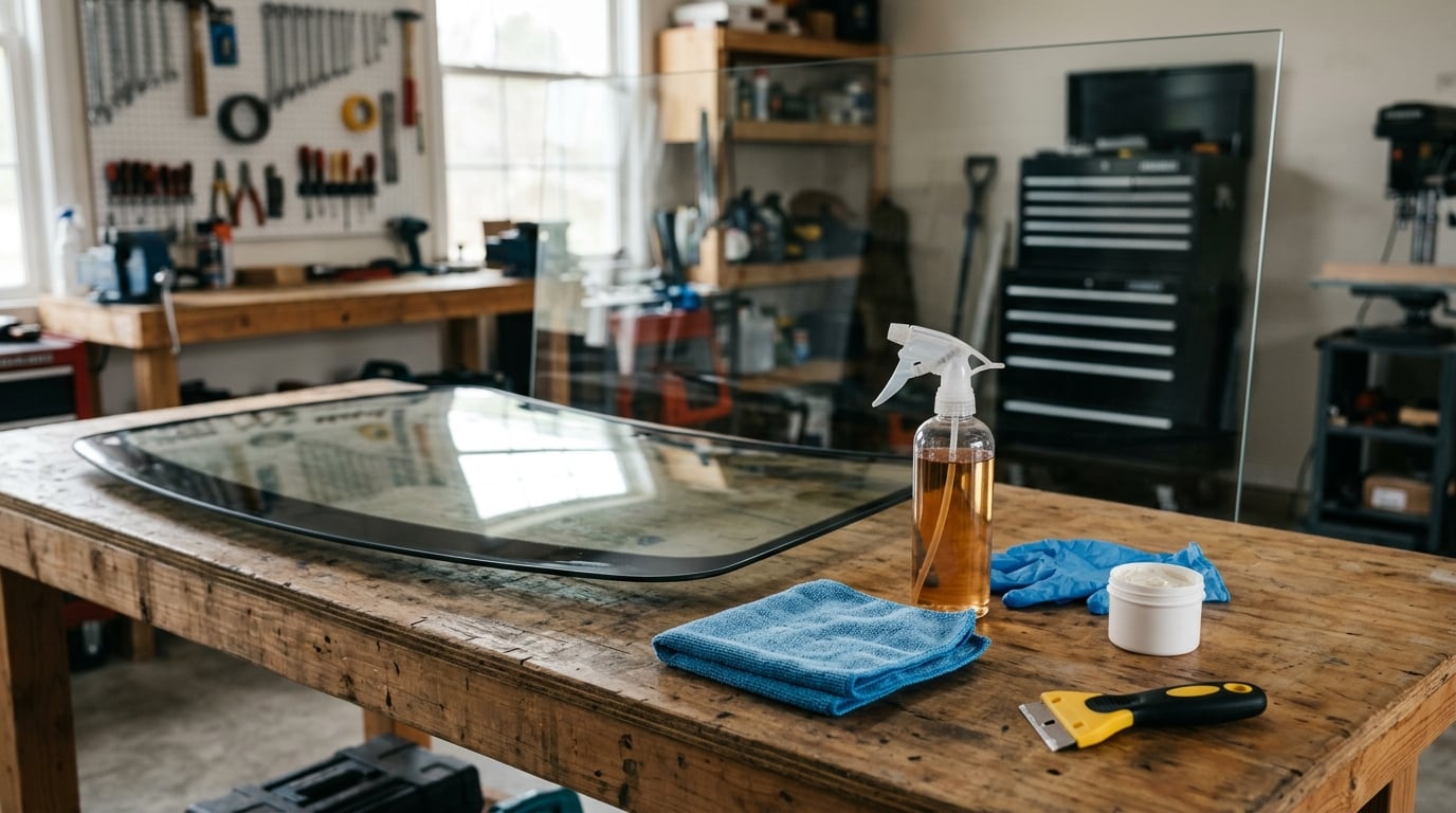 how to remove wiper marks from glass