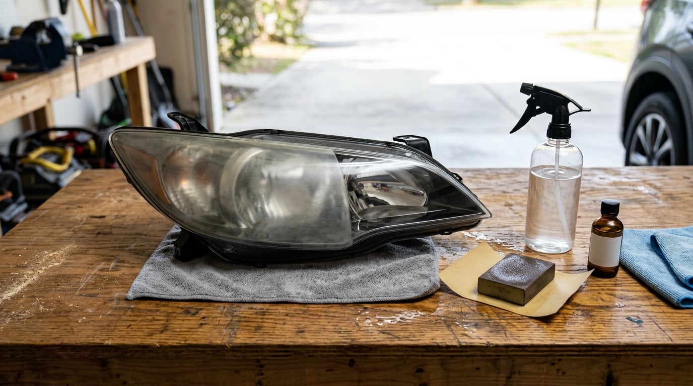 how to restore foggy headlights