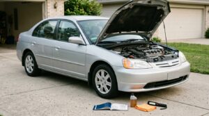 how to check oil on a car with no dipstick