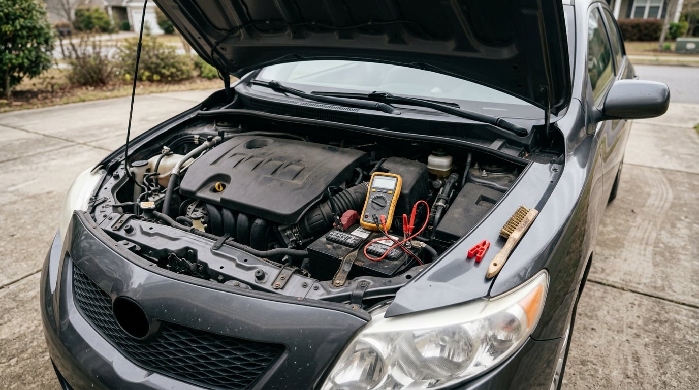 what drains a car battery while parked