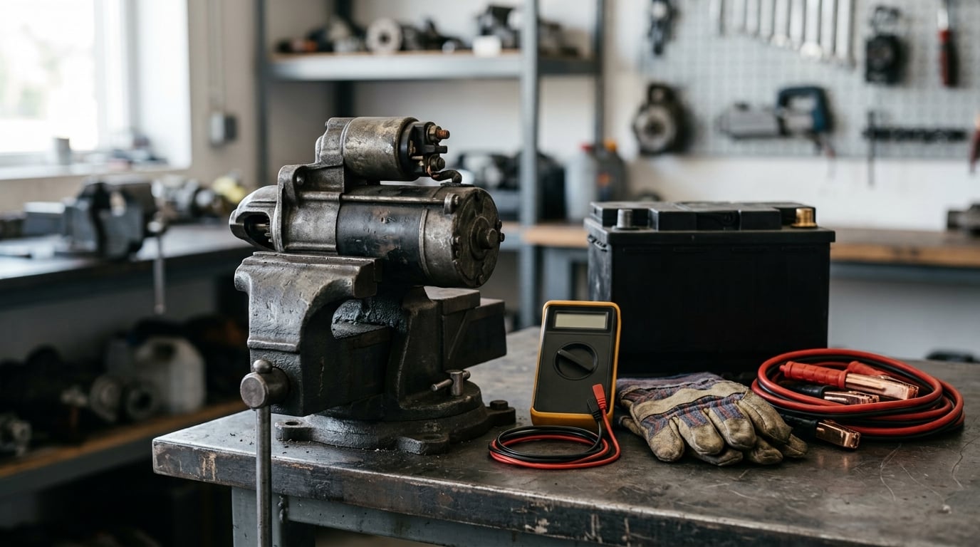 how to test a starter motor