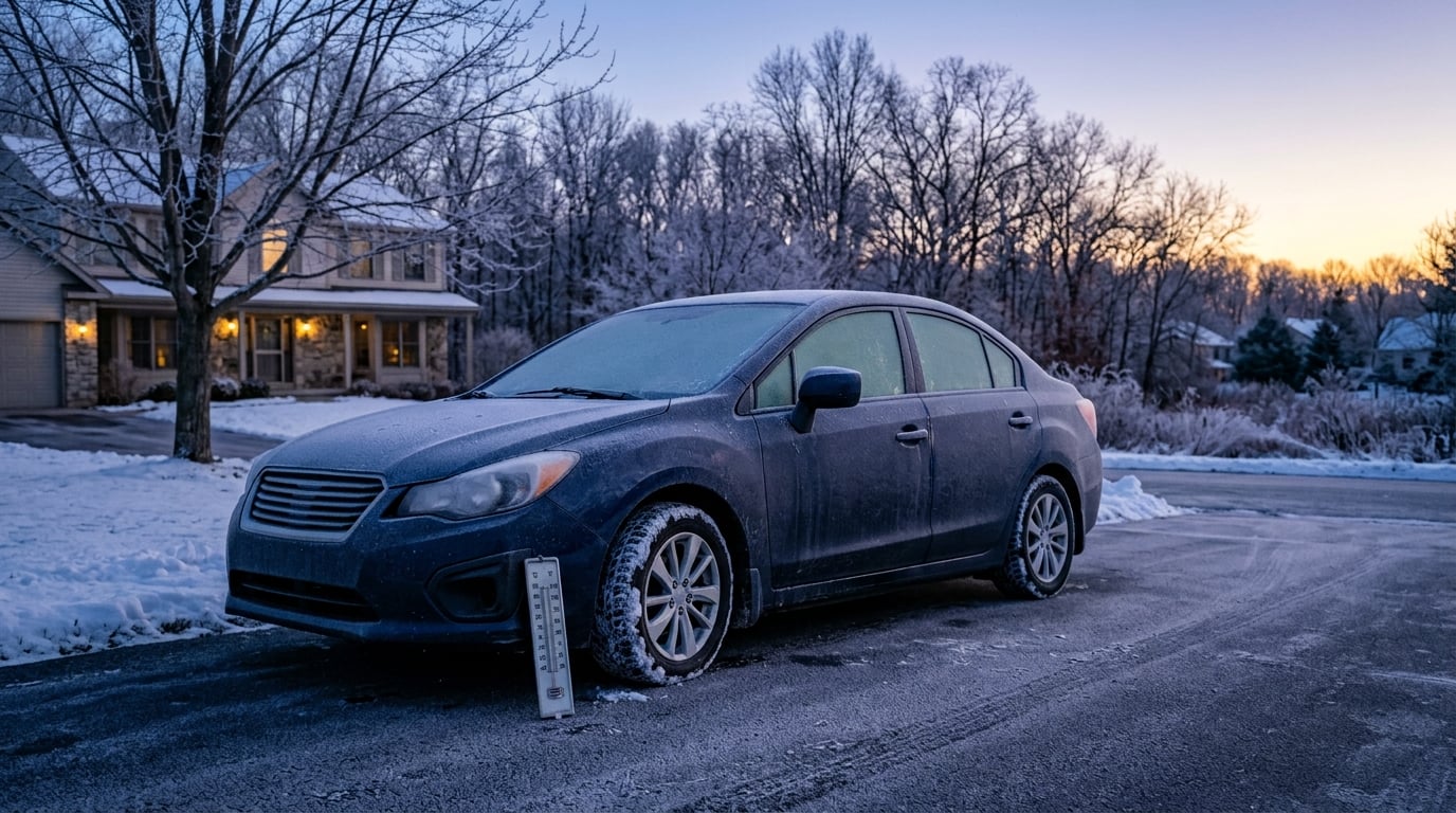 how cold does it have to be for a car not to start