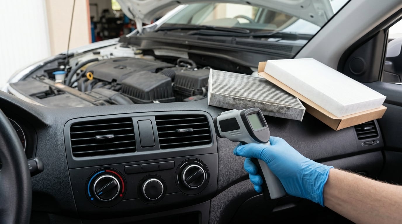 how to fix a car ac that blows warm