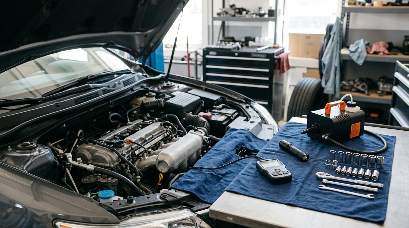 how to diagnose a rough idle