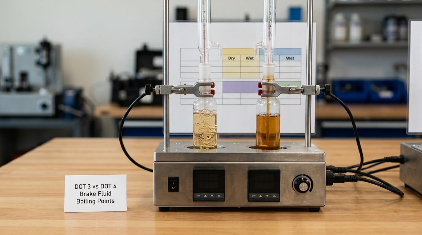 DOT 3 vs DOT 4 Brake Fluid Boiling Points