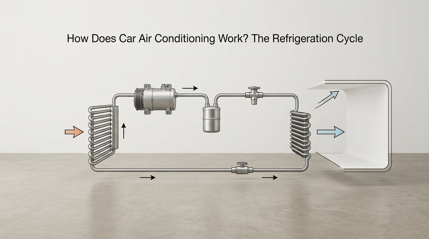 How Does Car Air Conditioning Work? The Refrigeration Cycle