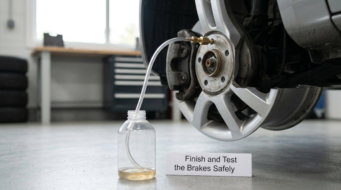 Finish and Test the Brakes Safely