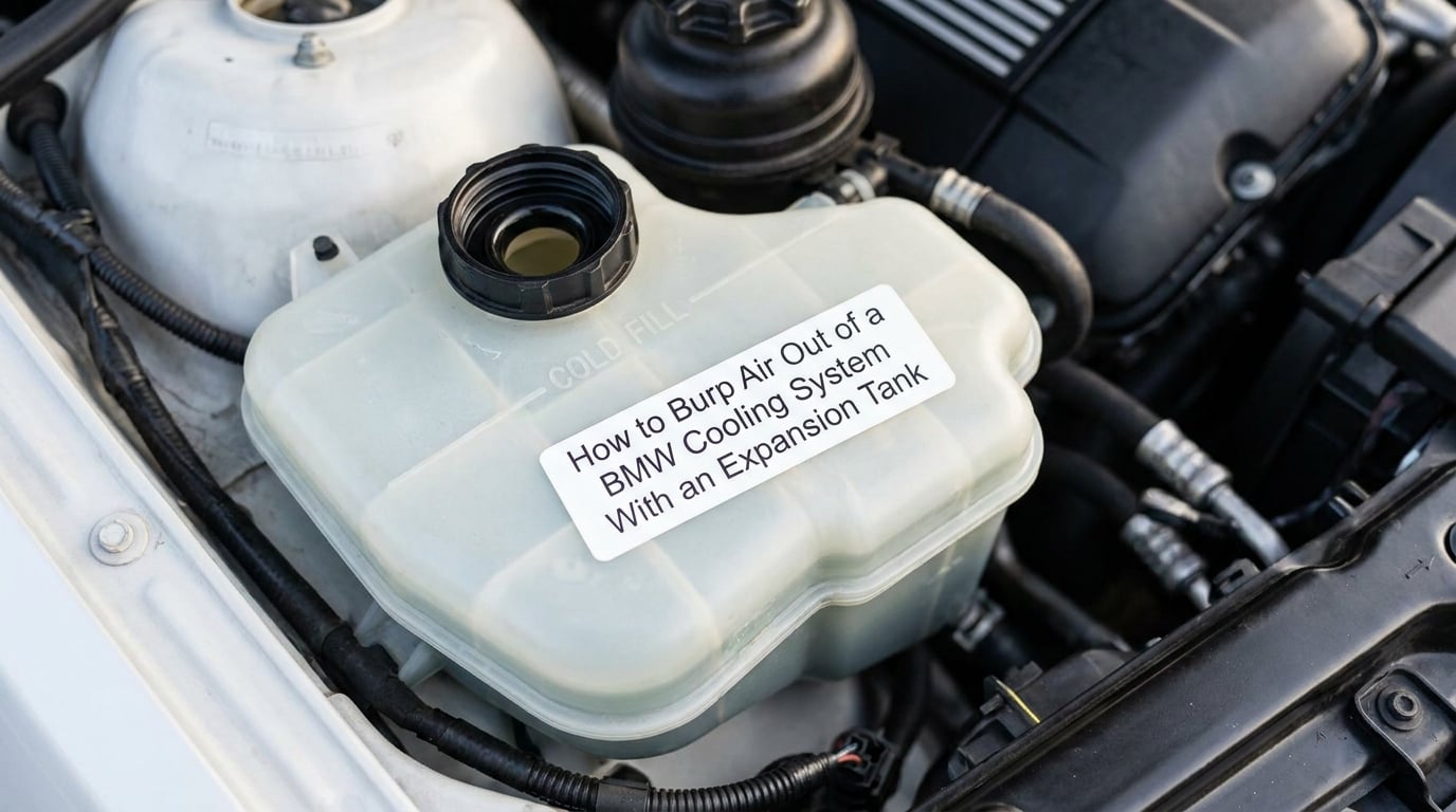 How to Burp Air Out of a BMW Cooling System With an Expansion Tank