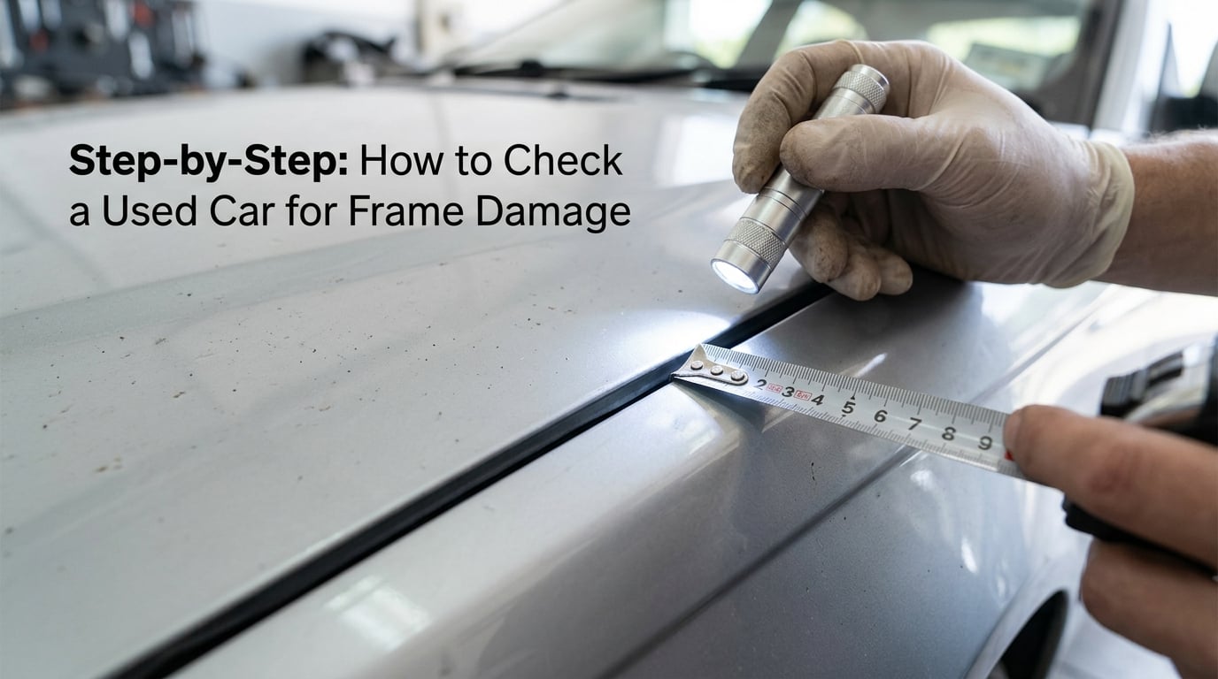 Step-by-Step: How to Check a Used Car for Frame Damage