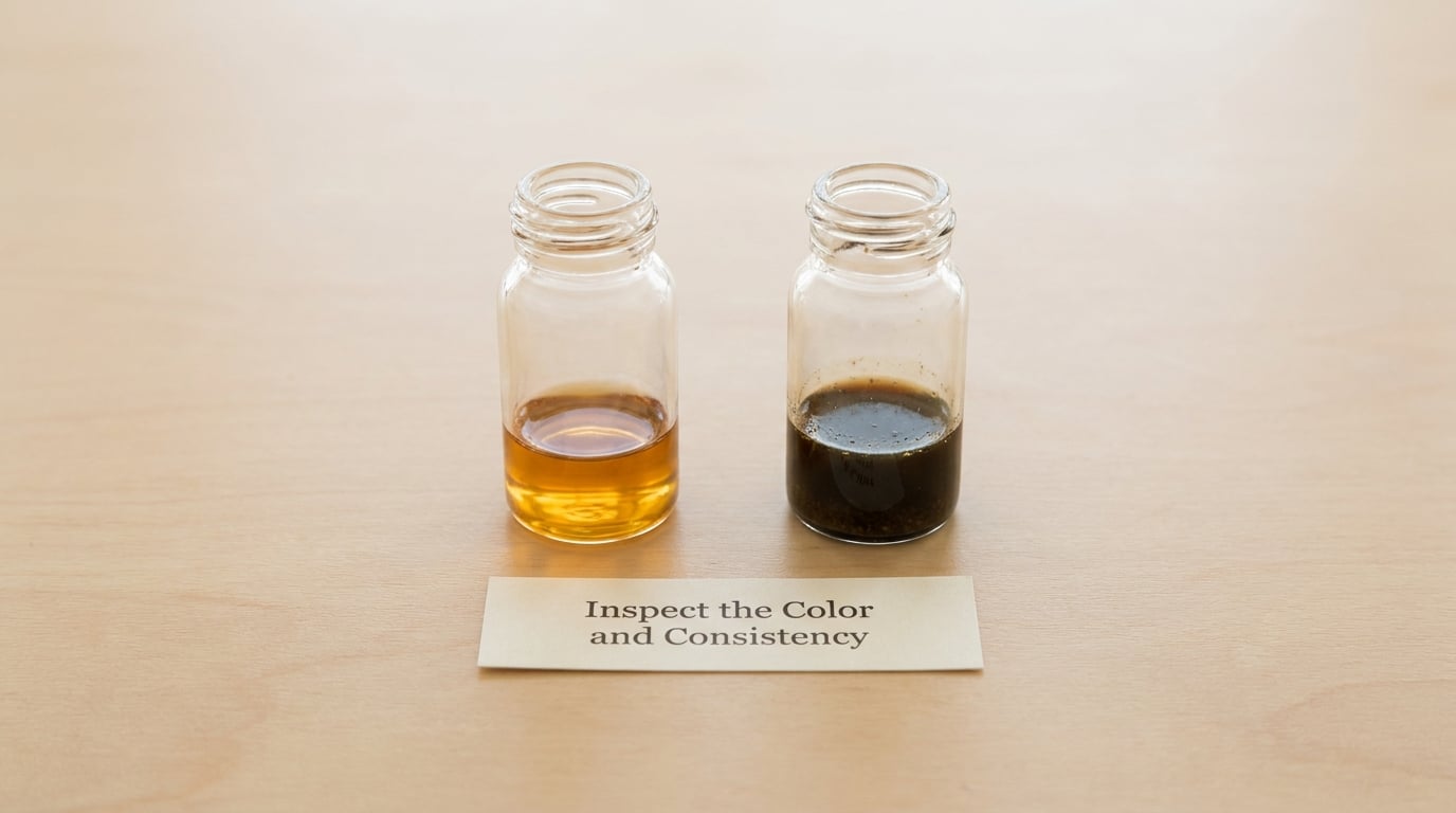 Inspect the Color and Consistency