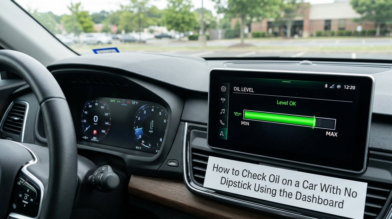 How to Check Oil on a Car With No Dipstick Using the Dashboard