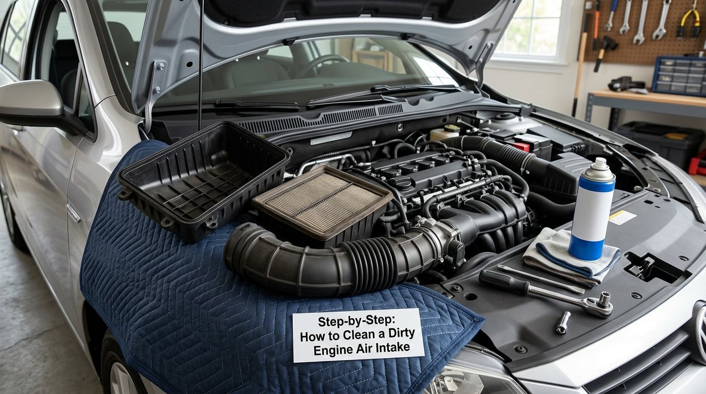 Step-by-Step: How to Clean a Dirty Engine Air Intake
