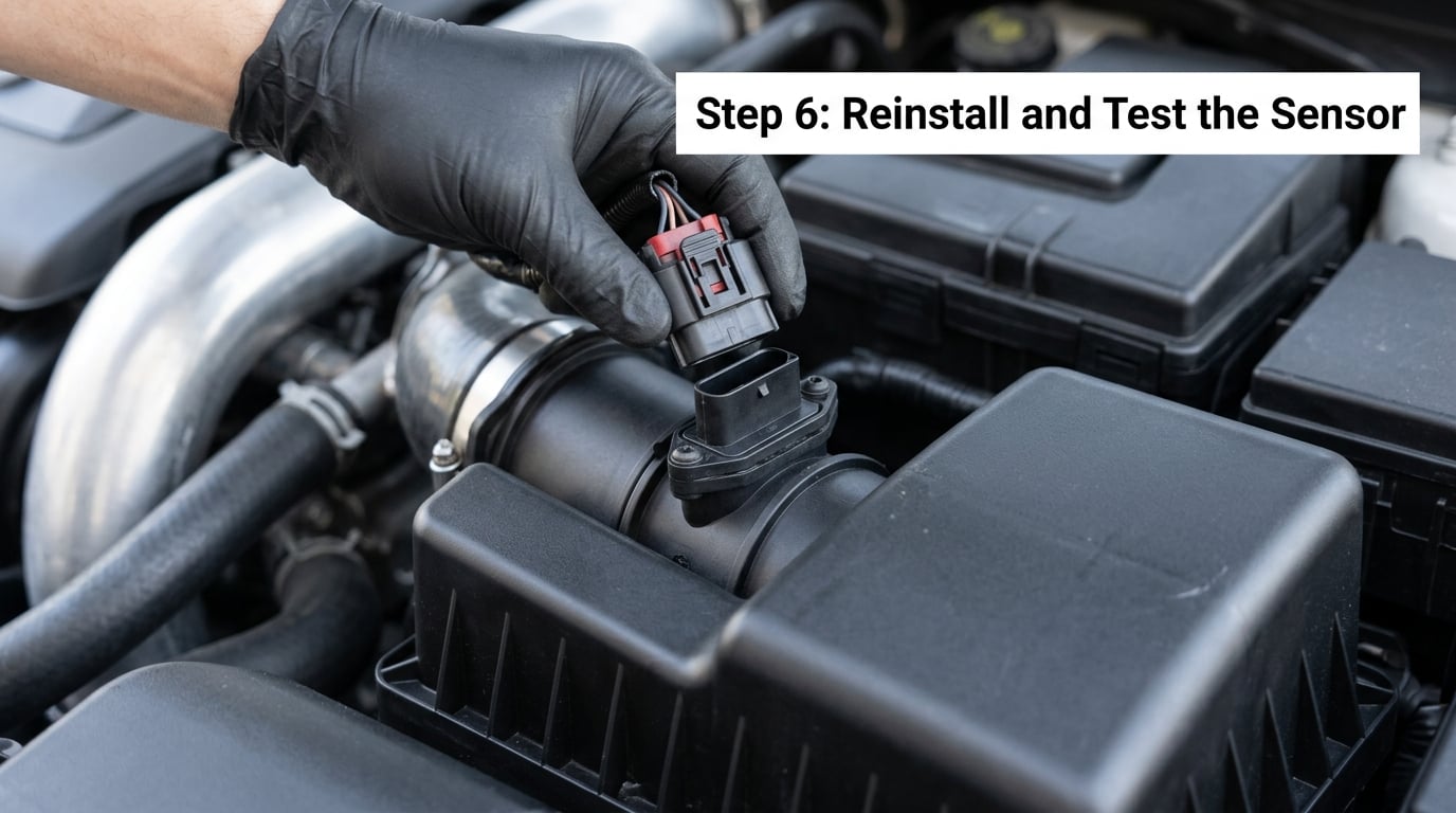 Step 6: Reinstall and Test the Sensor