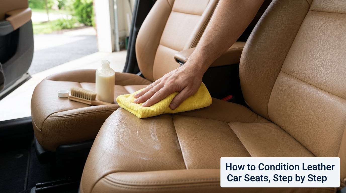 How to Condition Leather Car Seats, Step by Step