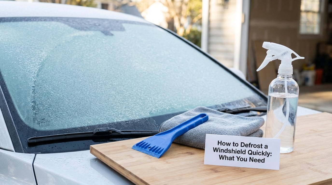How to Defrost a Windshield Quickly: What You Need