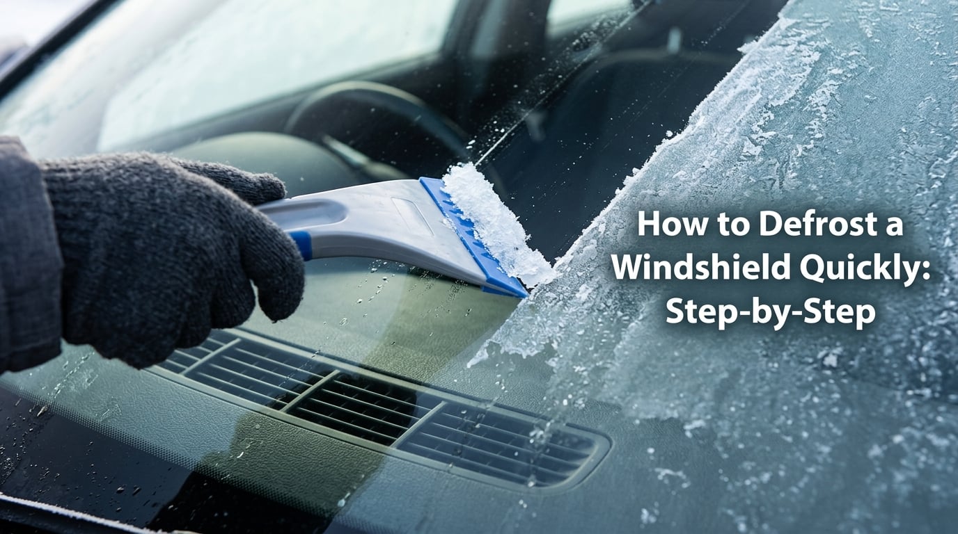 How to Defrost a Windshield Quickly: Step-by-Step