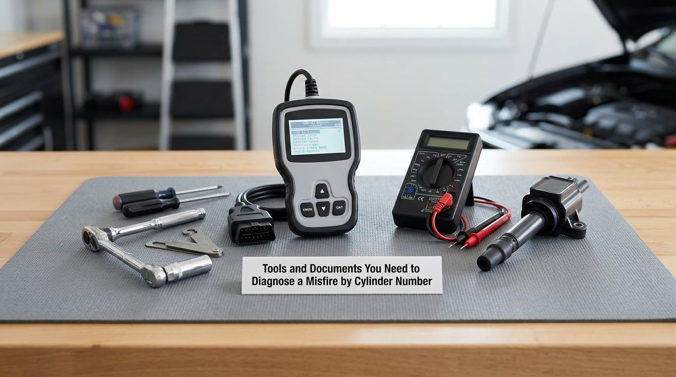Tools and Documents You Need to Diagnose a Misfire by Cylinder Number