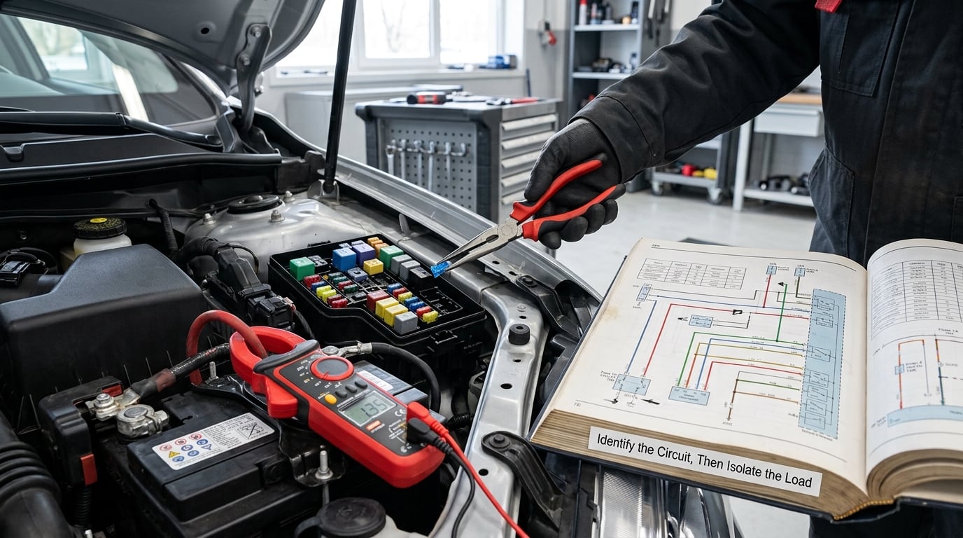 Identify the Circuit, Then Isolate the Load