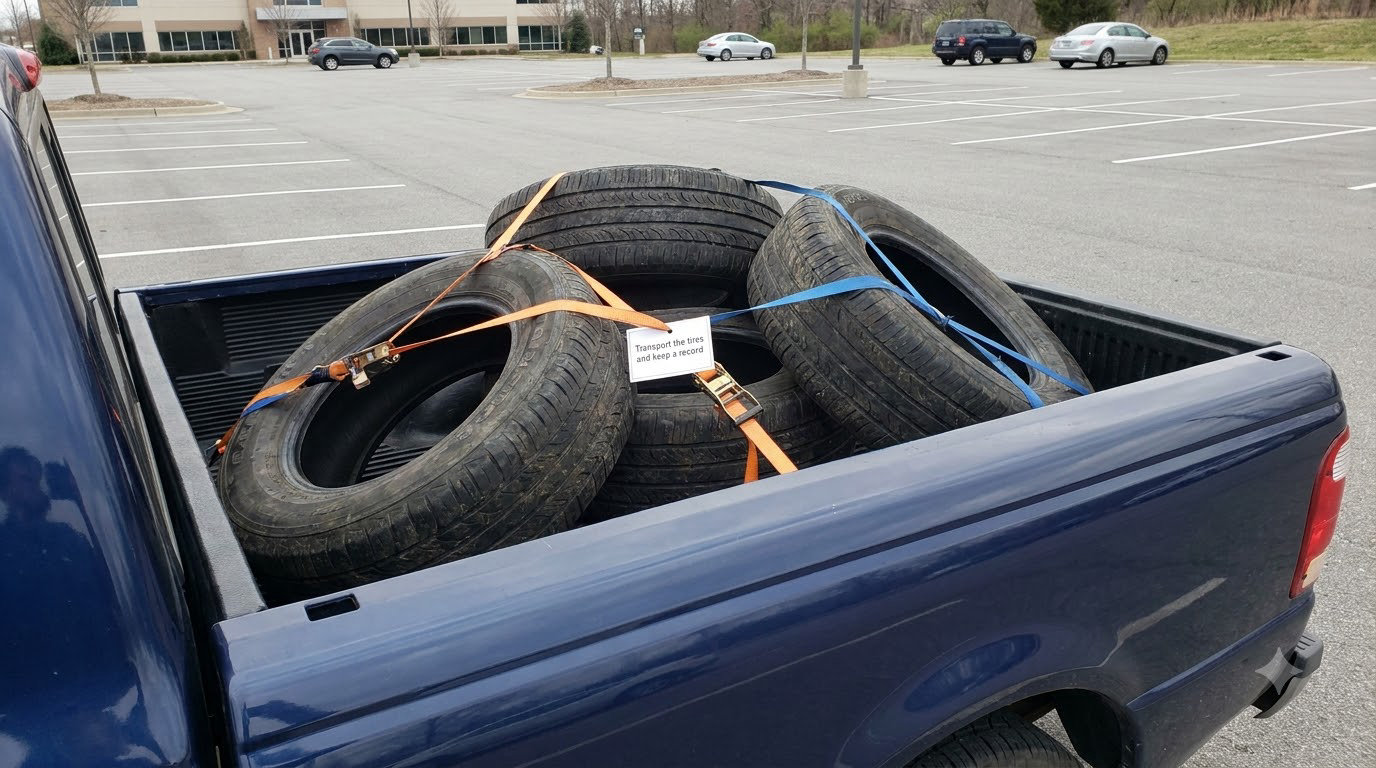 Transport the tires and keep a record